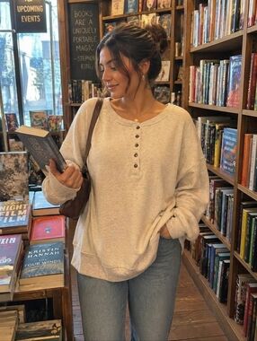 Maurices Soft Henley Pullover | Cozy Neutral Everyday Top XXL 🤍